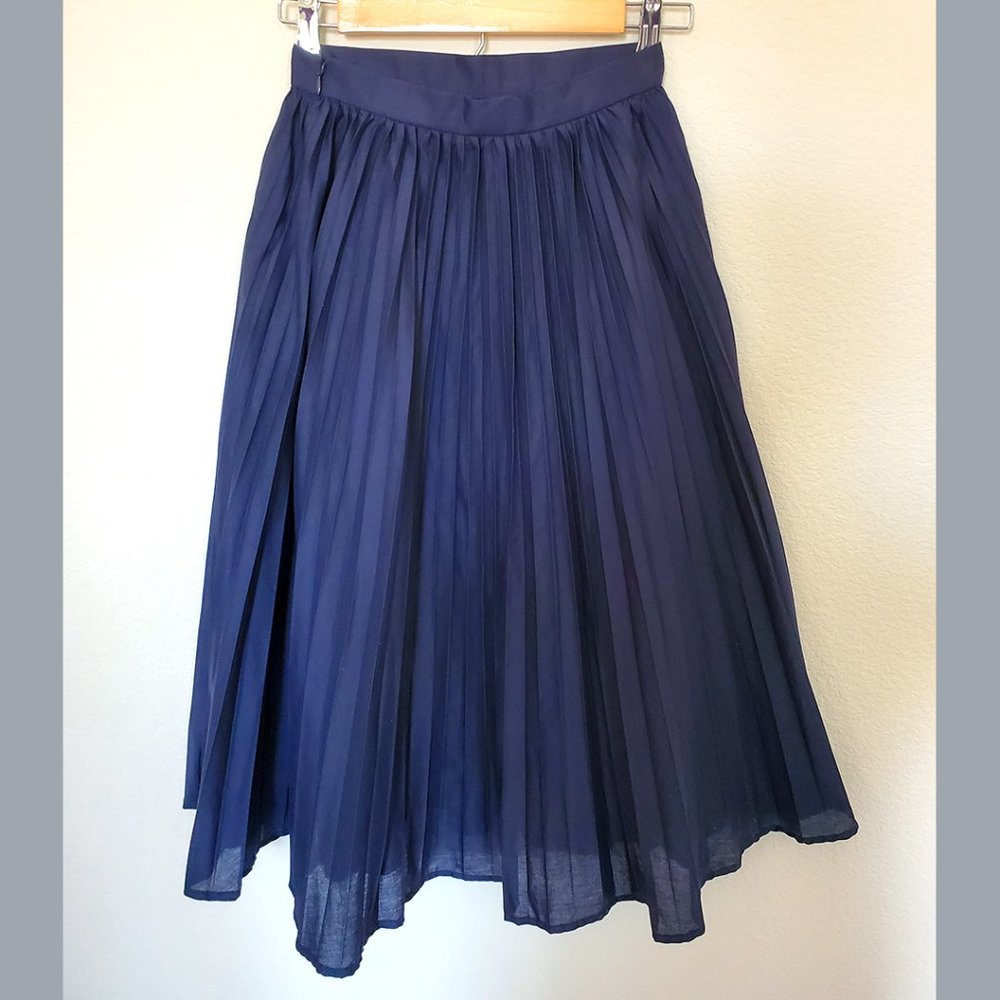 Banana Republic pleated Blue Skirt
